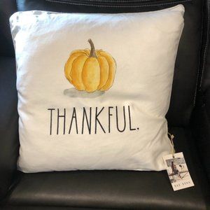 NEW Rae Dunn "Thankful" Throw pillow